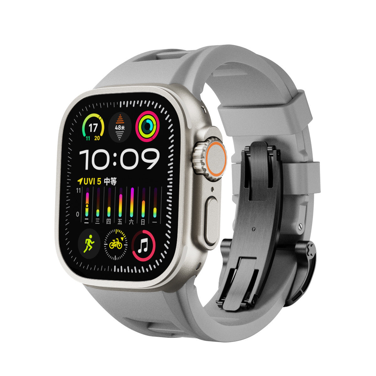 Watch Liquid Silicone Strap S9 Smartwatch