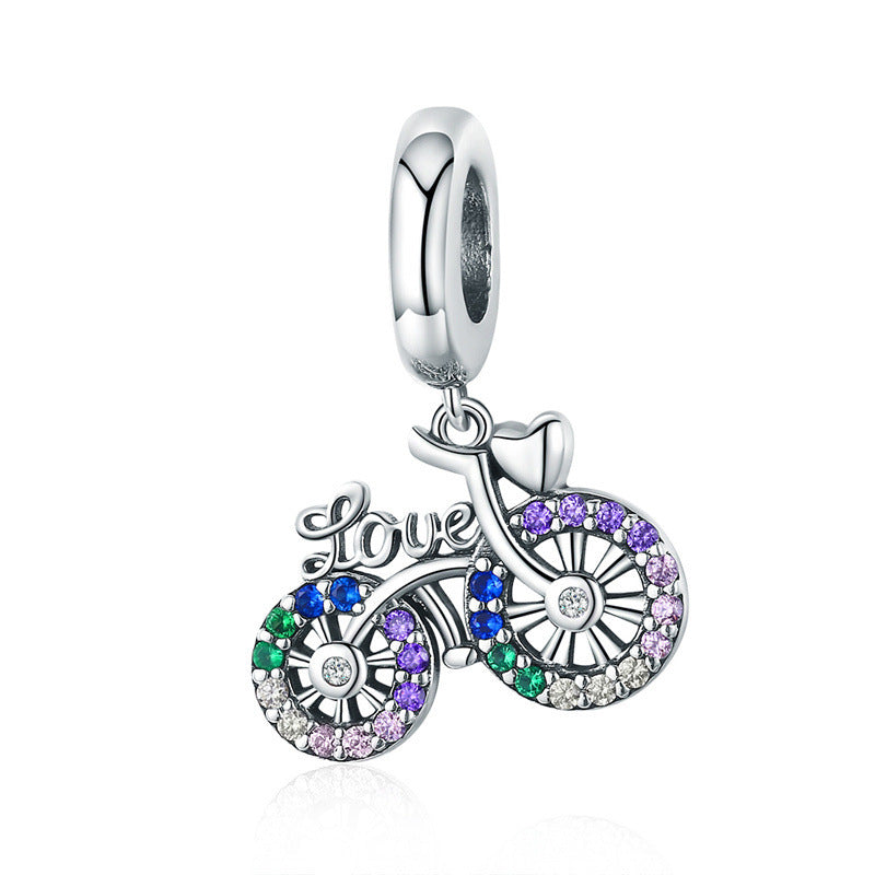 925 sterling silver rainbow pendant