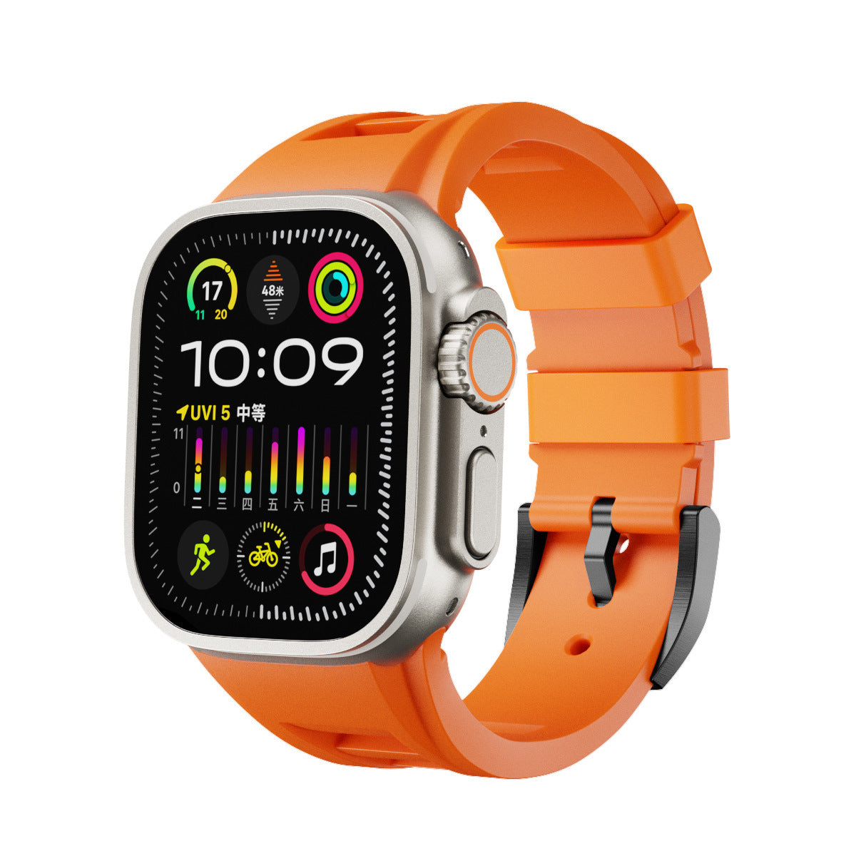 Watch Liquid Silicone Strap S9 Smartwatch