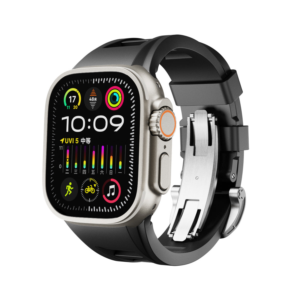 Watch Liquid Silicone Strap S9 Smartwatch