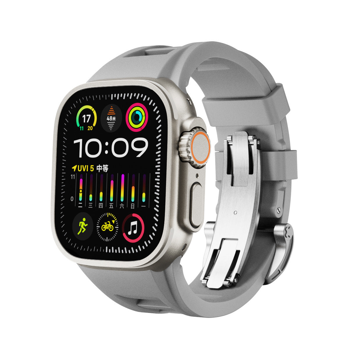 Watch Liquid Silicone Strap S9 Smartwatch