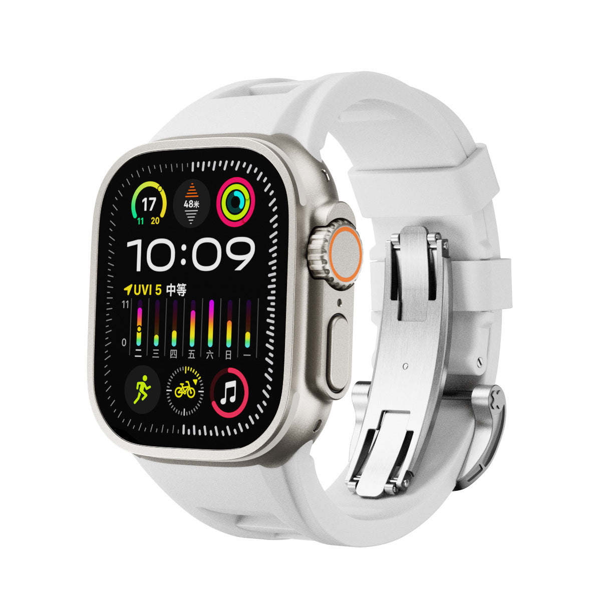 Watch Liquid Silicone Strap S9 Smartwatch