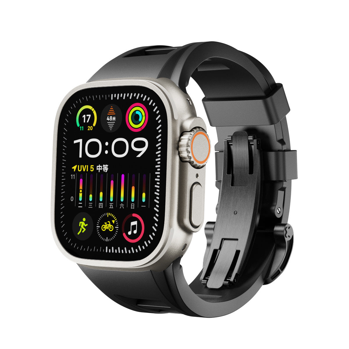 Watch Liquid Silicone Strap S9 Smartwatch