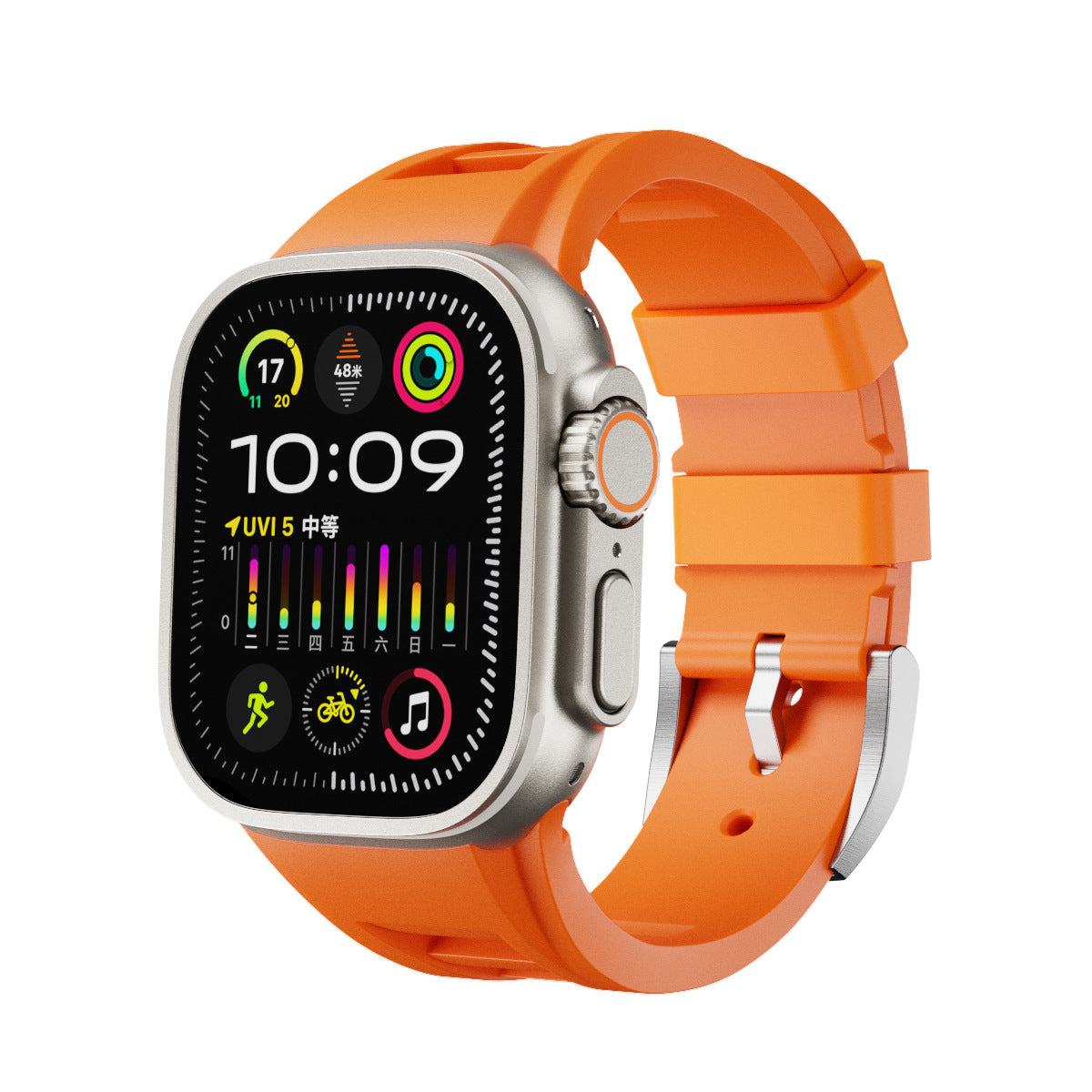 Watch Liquid Silicone Strap S9 Smartwatch
