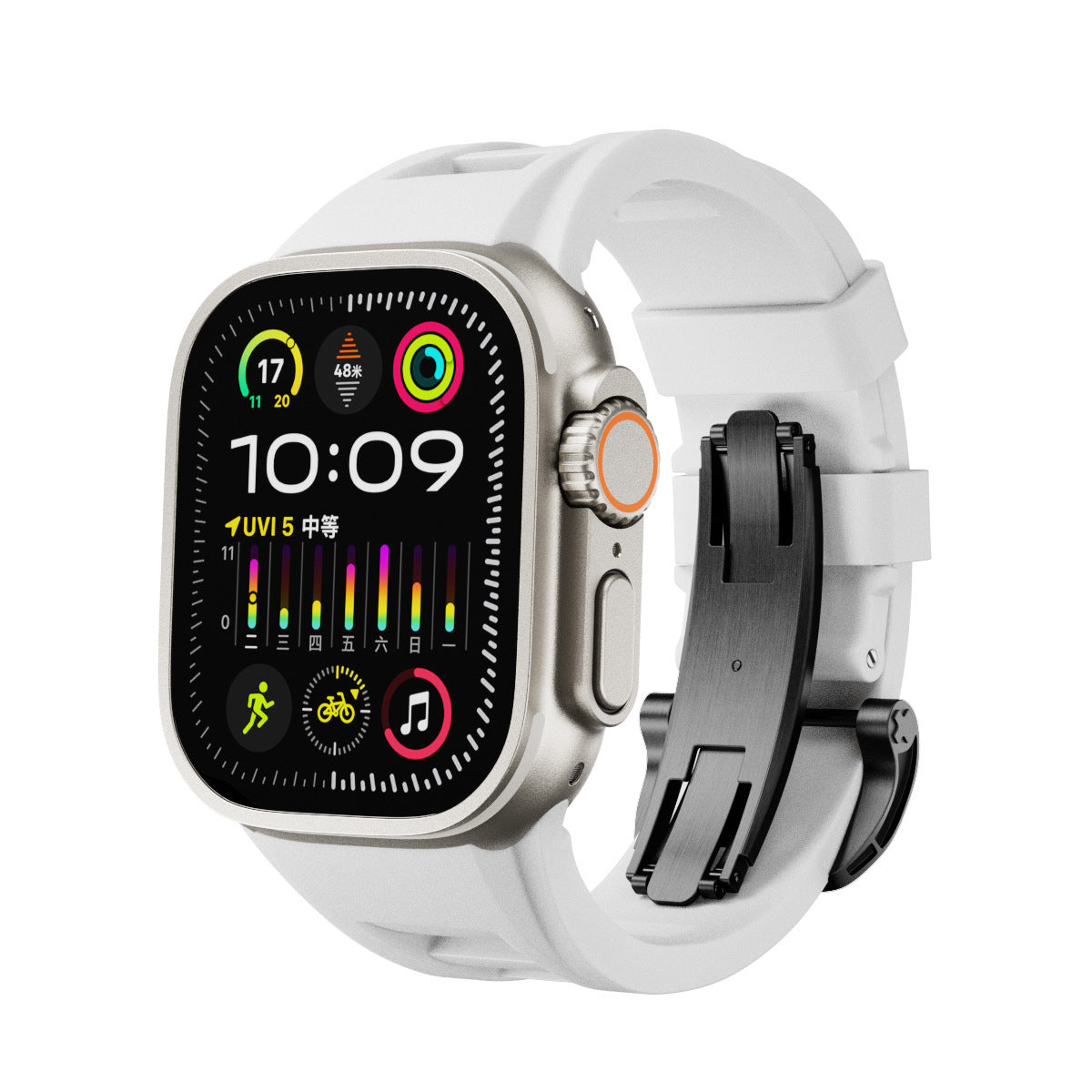 Watch Liquid Silicone Strap S9 Smartwatch