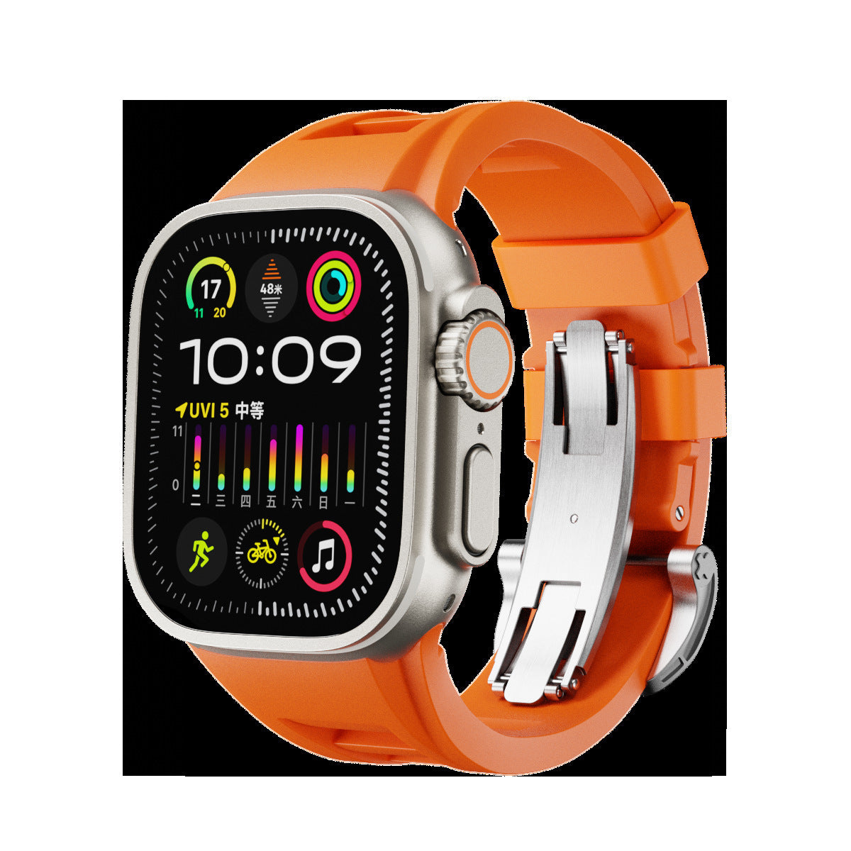Watch Liquid Silicone Strap S9 Smartwatch