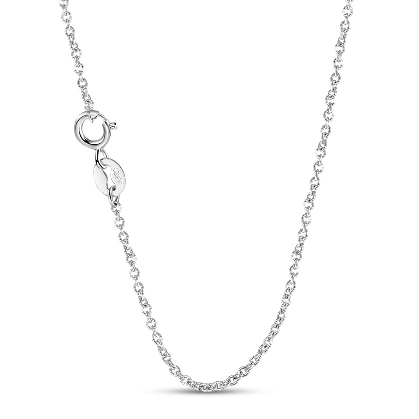 Cute Carrot Rabbit 925 Sterling Silver Enamel Necklace Original Girls' Ins Sweater Chain