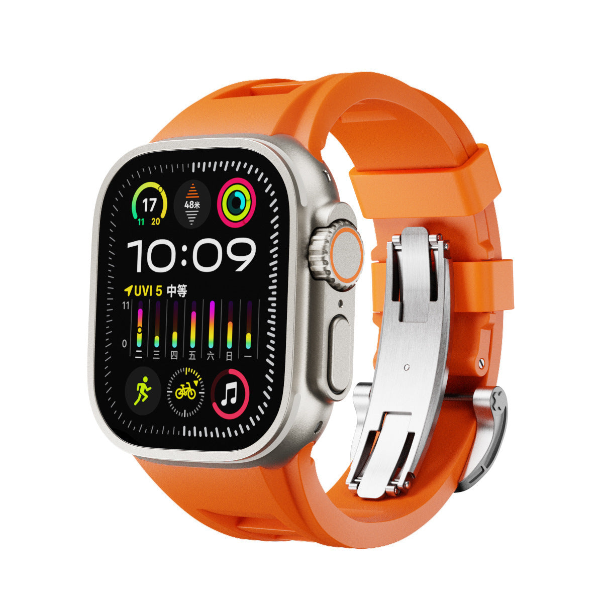 Watch Liquid Silicone Strap S9 Smartwatch