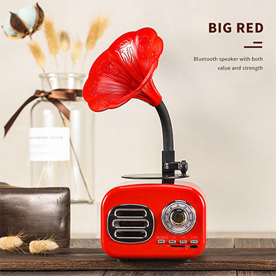 Bluetooth speaker with classic feeling