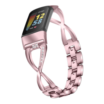Woman New Metallic Diamond-encrusted Smartwatch