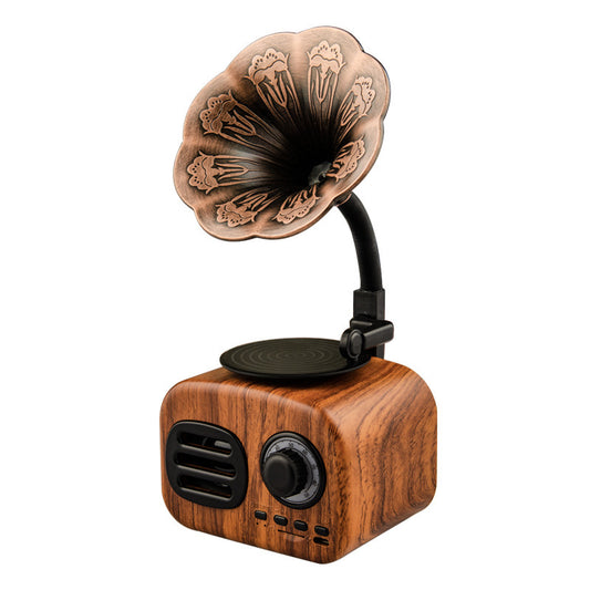 Bluetooth speaker with classic feeling