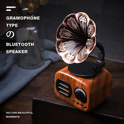 Bluetooth speaker with classic feeling