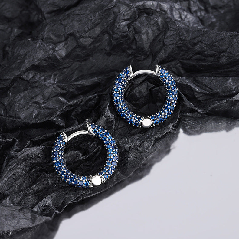 Sterling Silver 925 Niche Design Creative C-shaped Earrings