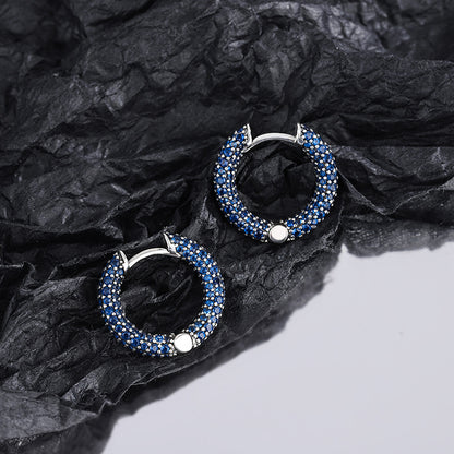 Sterling Silver 925 Niche Design Creative C-shaped Earrings