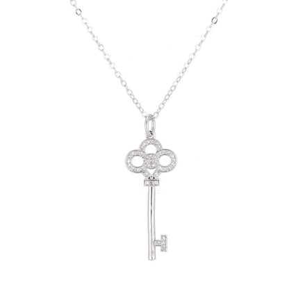 925 Sterling Silver Key Necklace