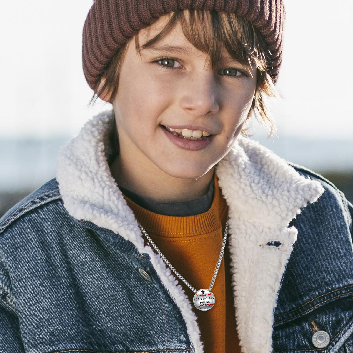 Baseball Necklace 925 Sterling Silver Pendant Necklaces Charm Pendants